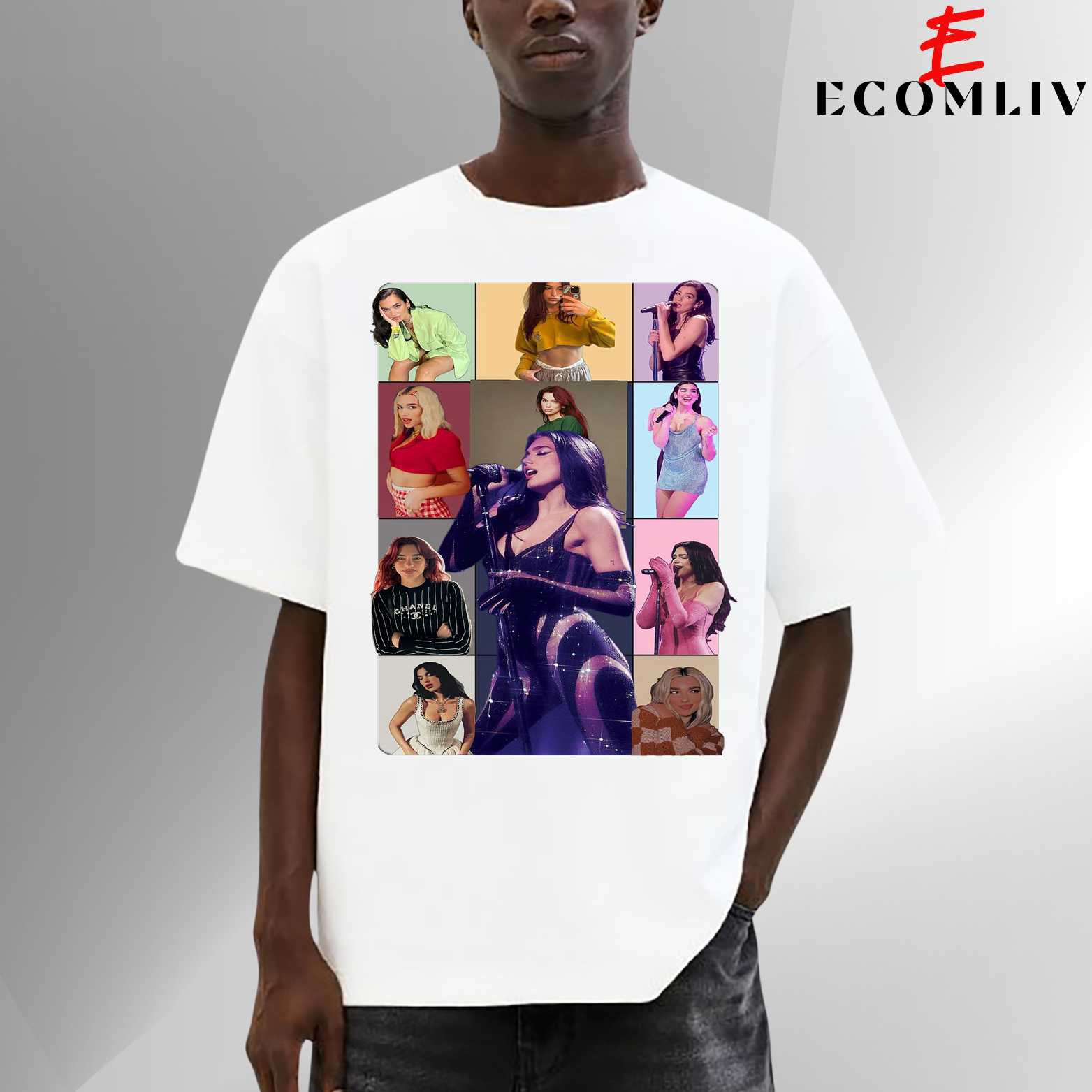 Dua Lipa Graphic Tee, Unisex Shirt, Streetwear Fan Merch